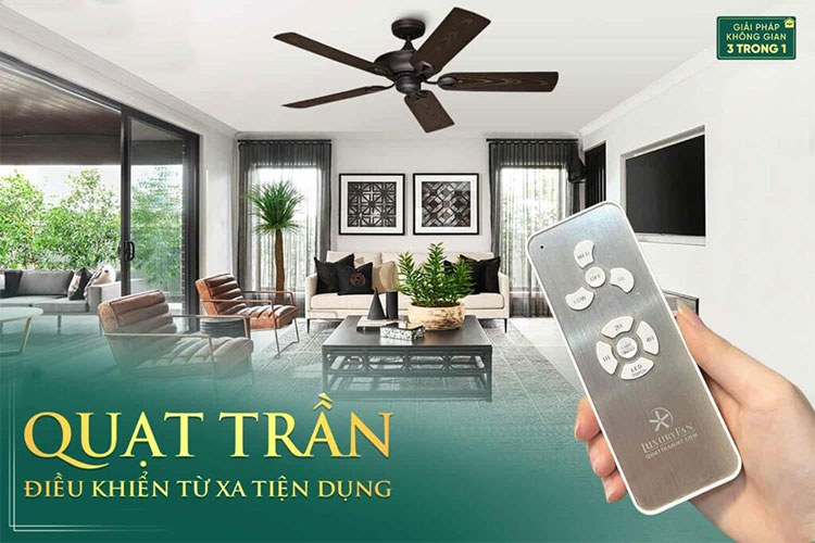 điều khiển quạt trần đèn