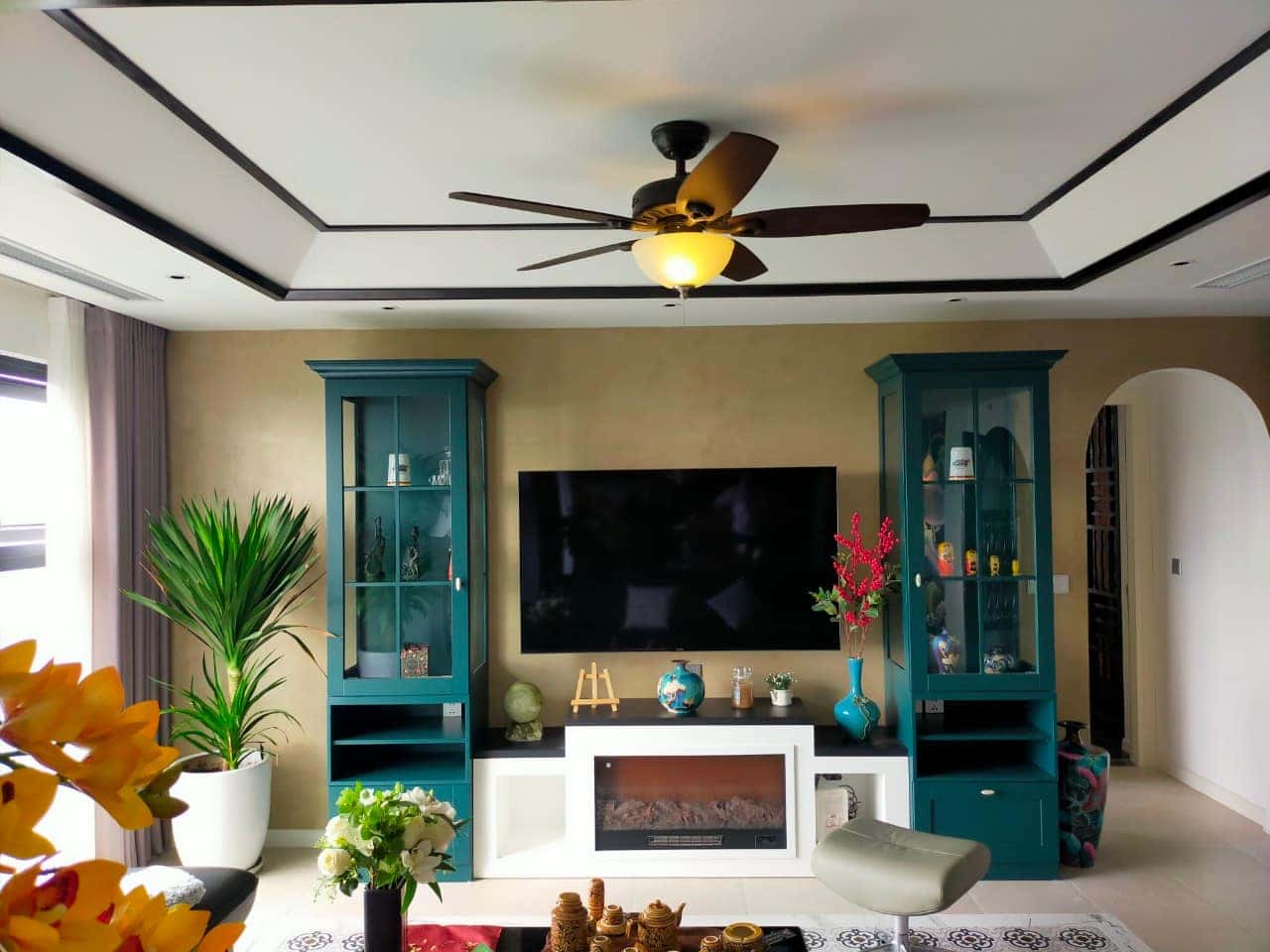 lắp quạt trần mái tôn