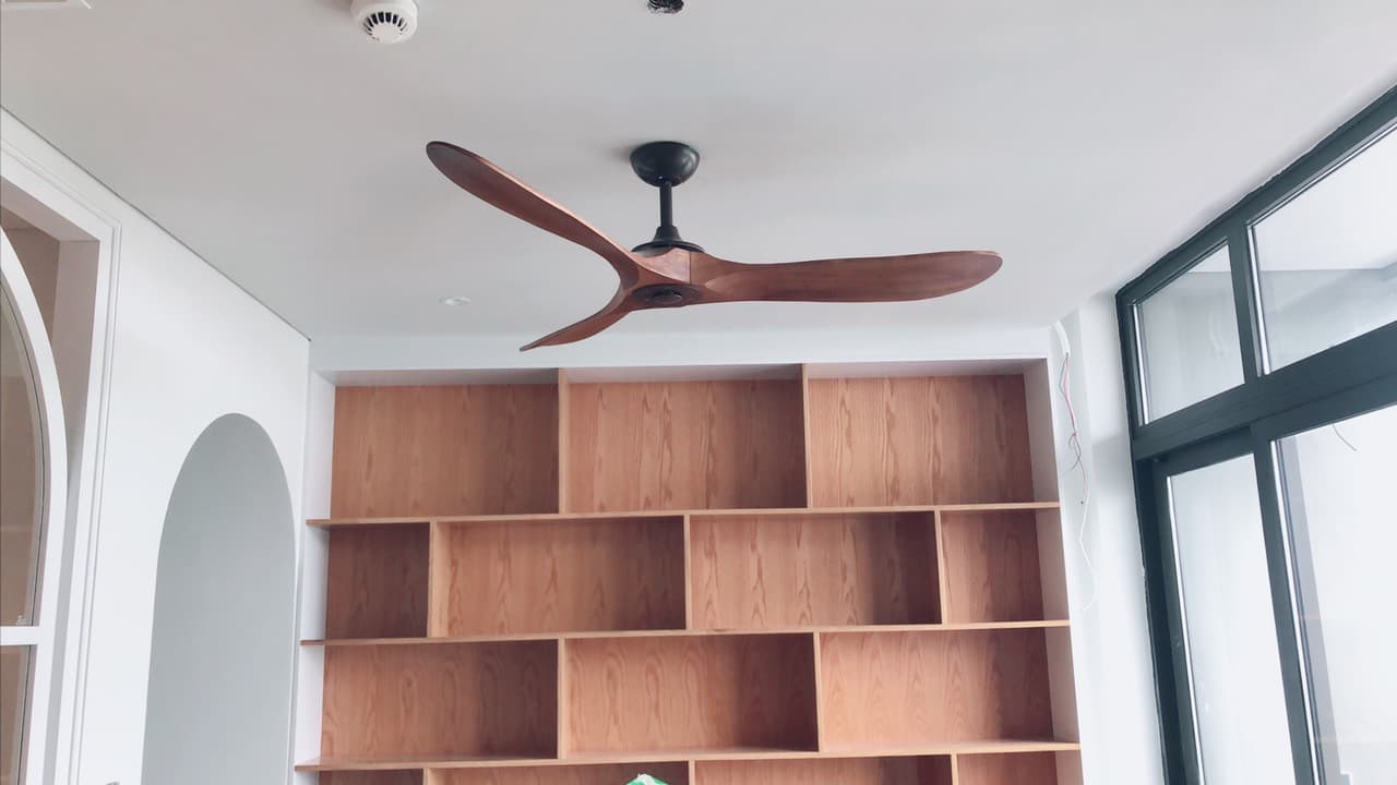 Quạt trần văn phòng LuxAire Slider Solid Wood