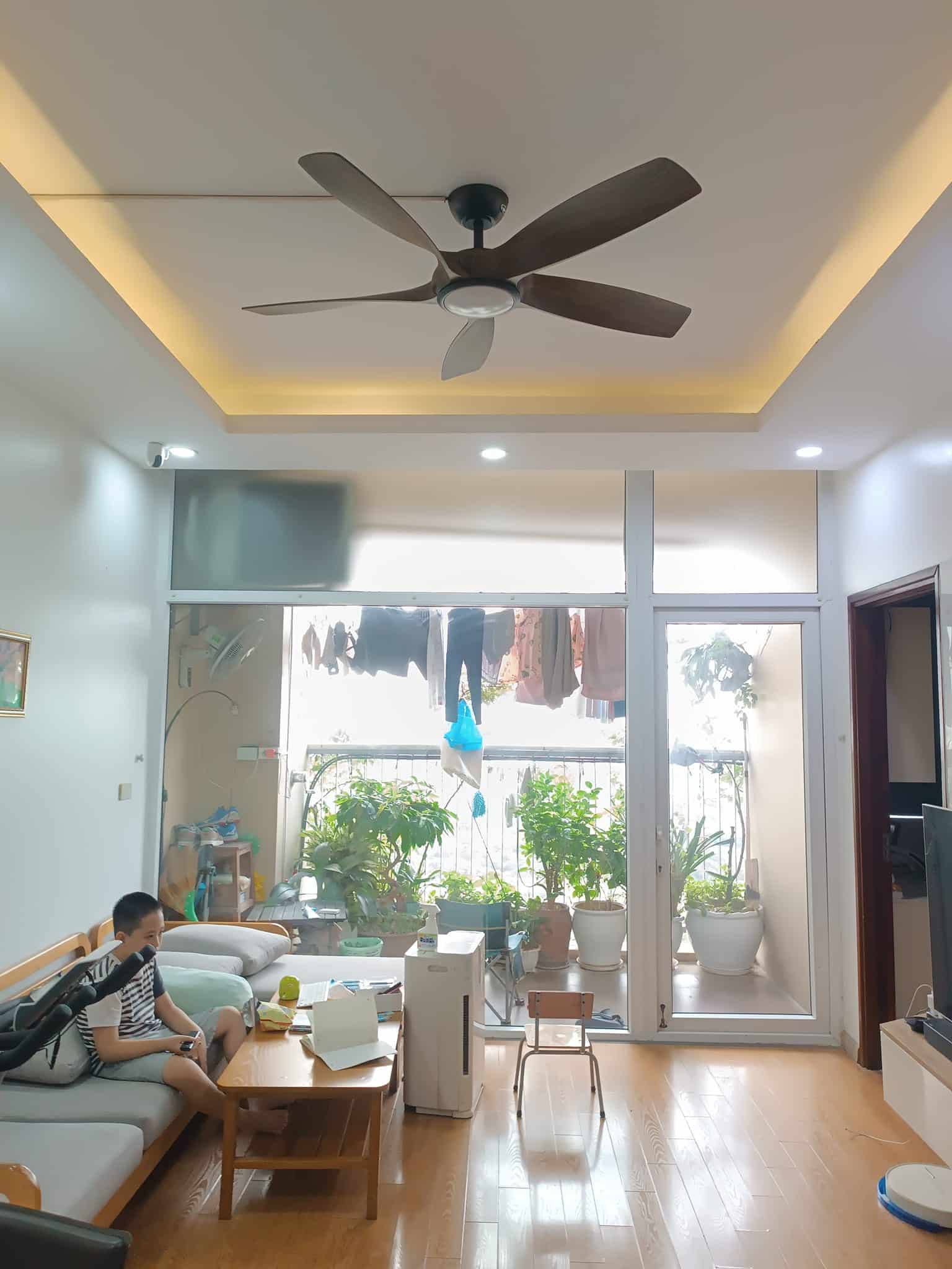 quạt trần giả gỗ