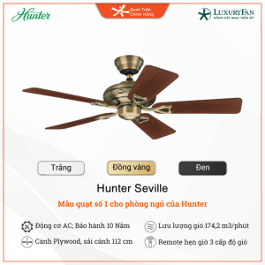 Hunter Seville - Lựa chọn số 1 cho phòng ngủ