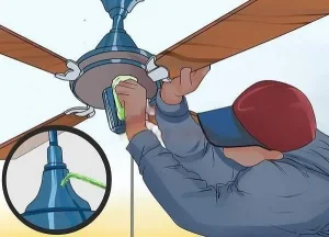 Kiểm tra dầu bôi trơn trên quạt trần