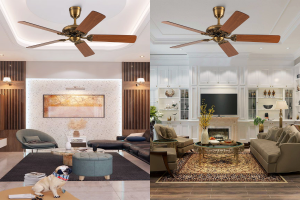 Quạt trần Luxaire Classic II tinh tế, sang trọng