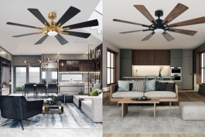 Quạt trần 8 cánh Luxaire X8 mạnh mẽ, gió tốt