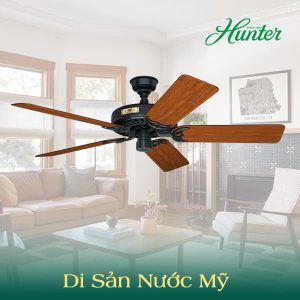 Quạt trần Hunter - Di sản nước Mỹ