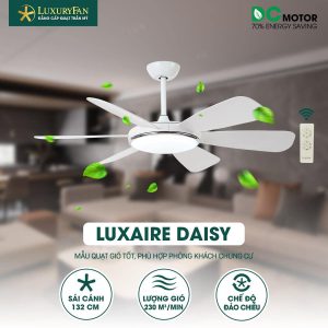 Quạt trần Luxaire - gió mạnh, giá tốt, tiết kiệm điện