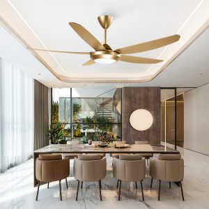 Sải cánh quạt trần không phù hợp với diện tích
