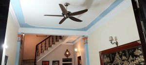 Quạt trần màu đồng Luxaire Windy - Thiết kế hiện đại