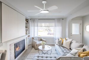 Quạt trần 6 cánh màu trắng Luxaire Daisy