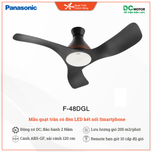 Quạt trần 3 cánh Panasonic F-48DGL có đèn LED