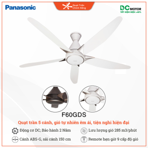 Quạt trần 5 cánh Panasonic F-60GDS