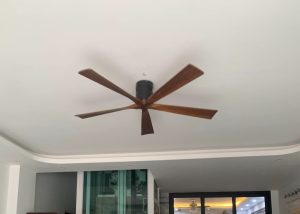 Quạt trần không đèn cánh gỗ Luxaire Ritter Hugger 5