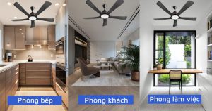 Quạt trần chính hãng địa chỉ bán quạt trần panasonic cho trần thấp giá rẻ