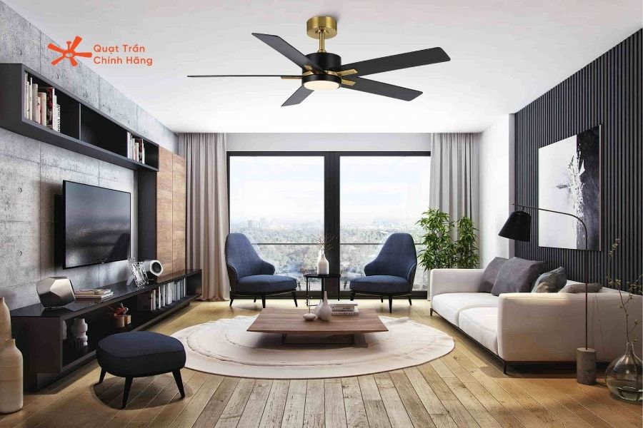 LuxAire X5 BL là mẫu quạt trần 5 cánh thuộc phân khúc tầm trung, nổi bật nhờ thiết kế hiện đại và hiệu năng ổn định.