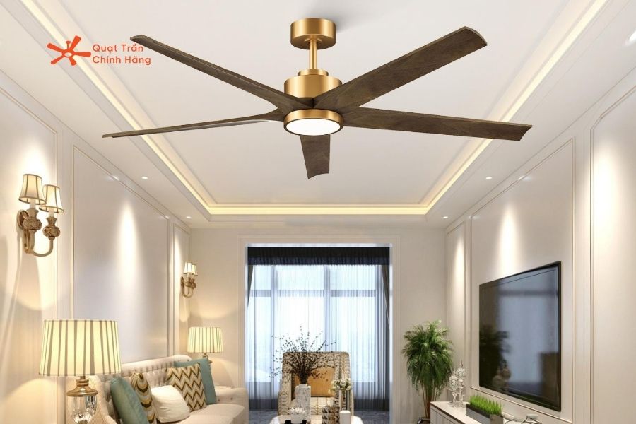 Quạt trần ngày nay cũng được nâng cấp với các tính năng như điều khiển từ xa, hẹn giờ, nhiều chế độ gió và tích hợp đèn LED.