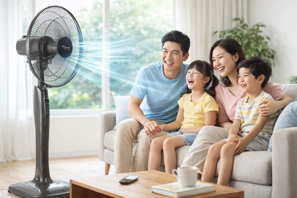 Quạt đứng (hay còn gọi là quạt cây) là dòng quạt điện được sử dụng phổ biến nhất hiện nay nhờ khả năng làm mát hiệu quả và tính linh hoạt cao.