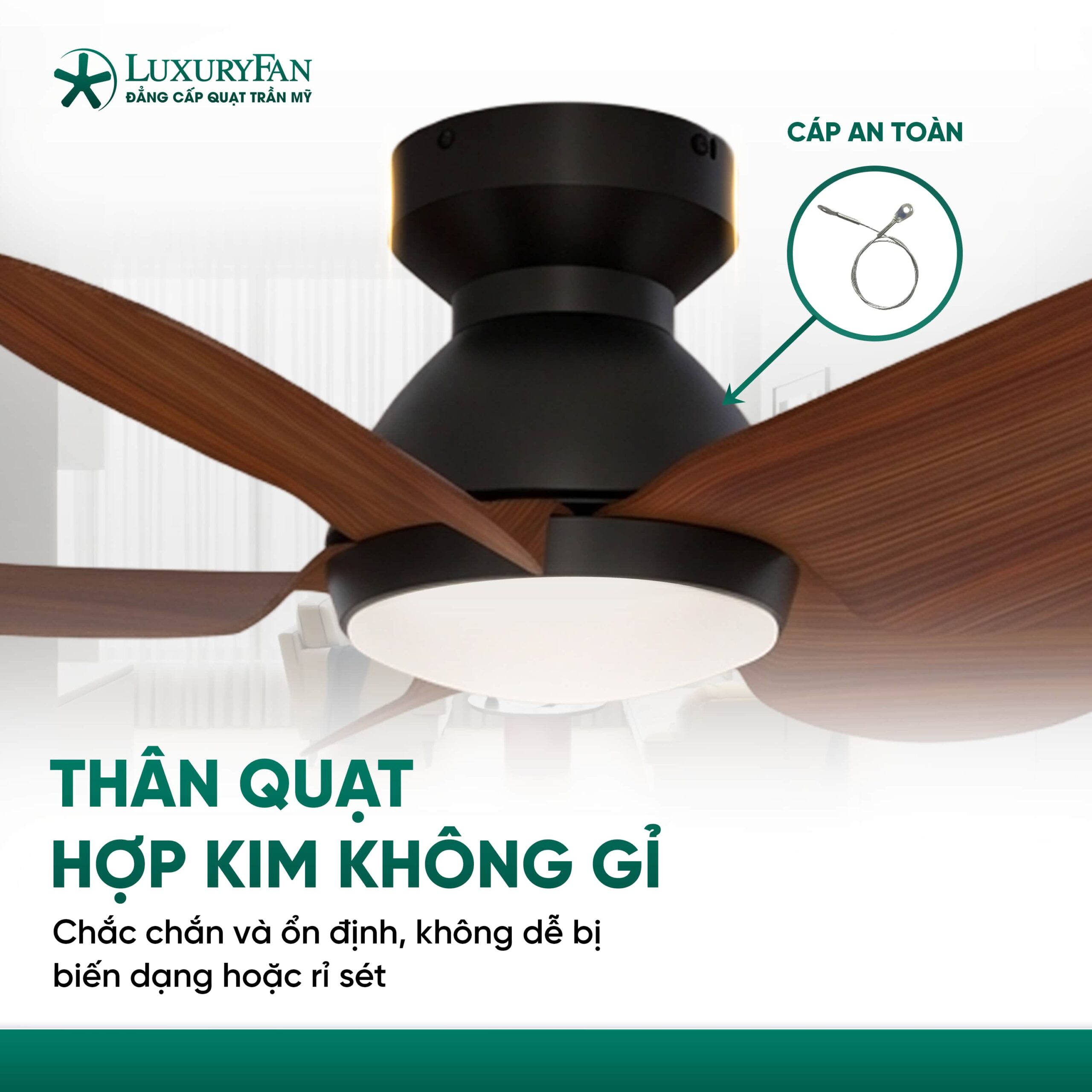 Chất liệu chắc chắn, bền bỉ