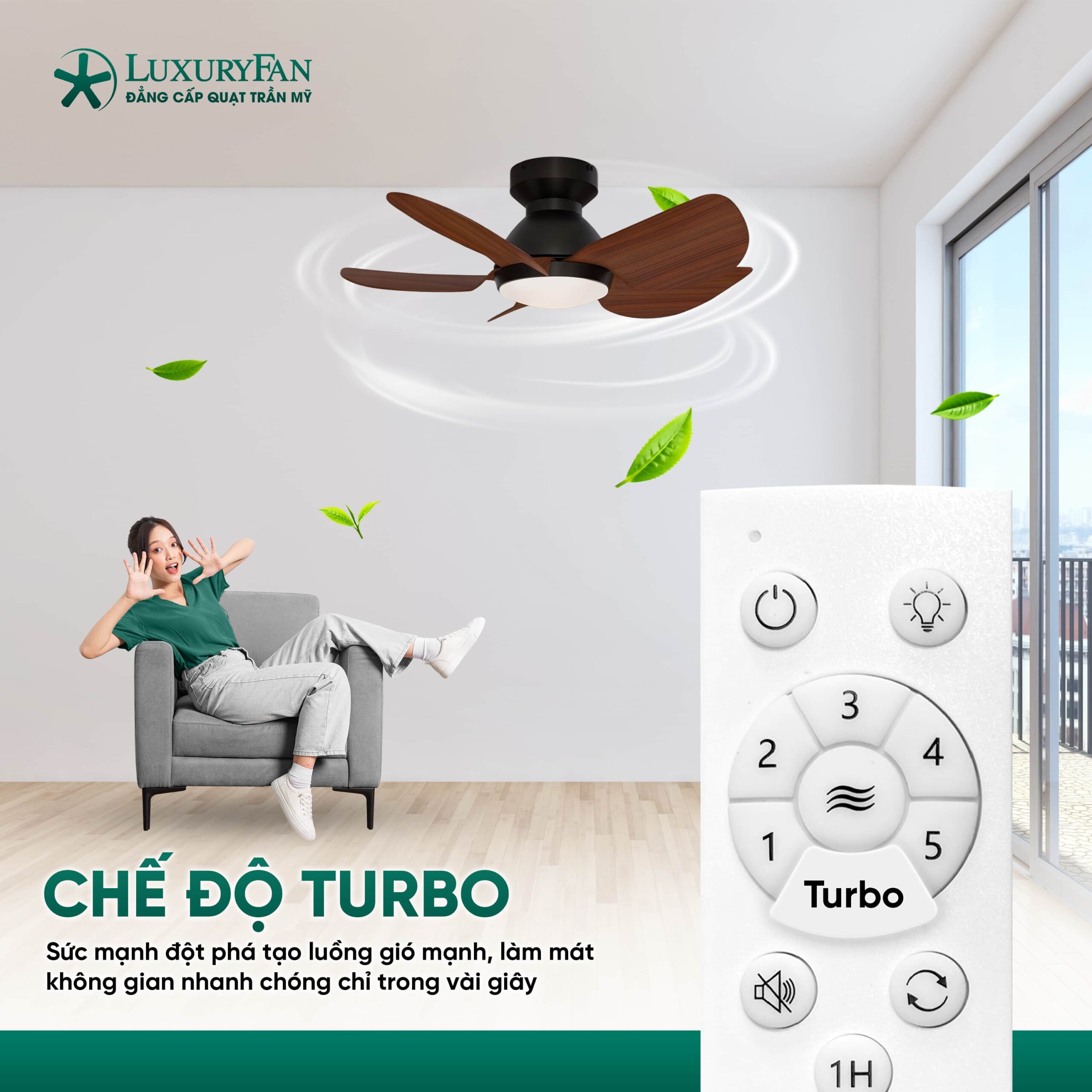 Làm mát nhanh chỉ với một chạm