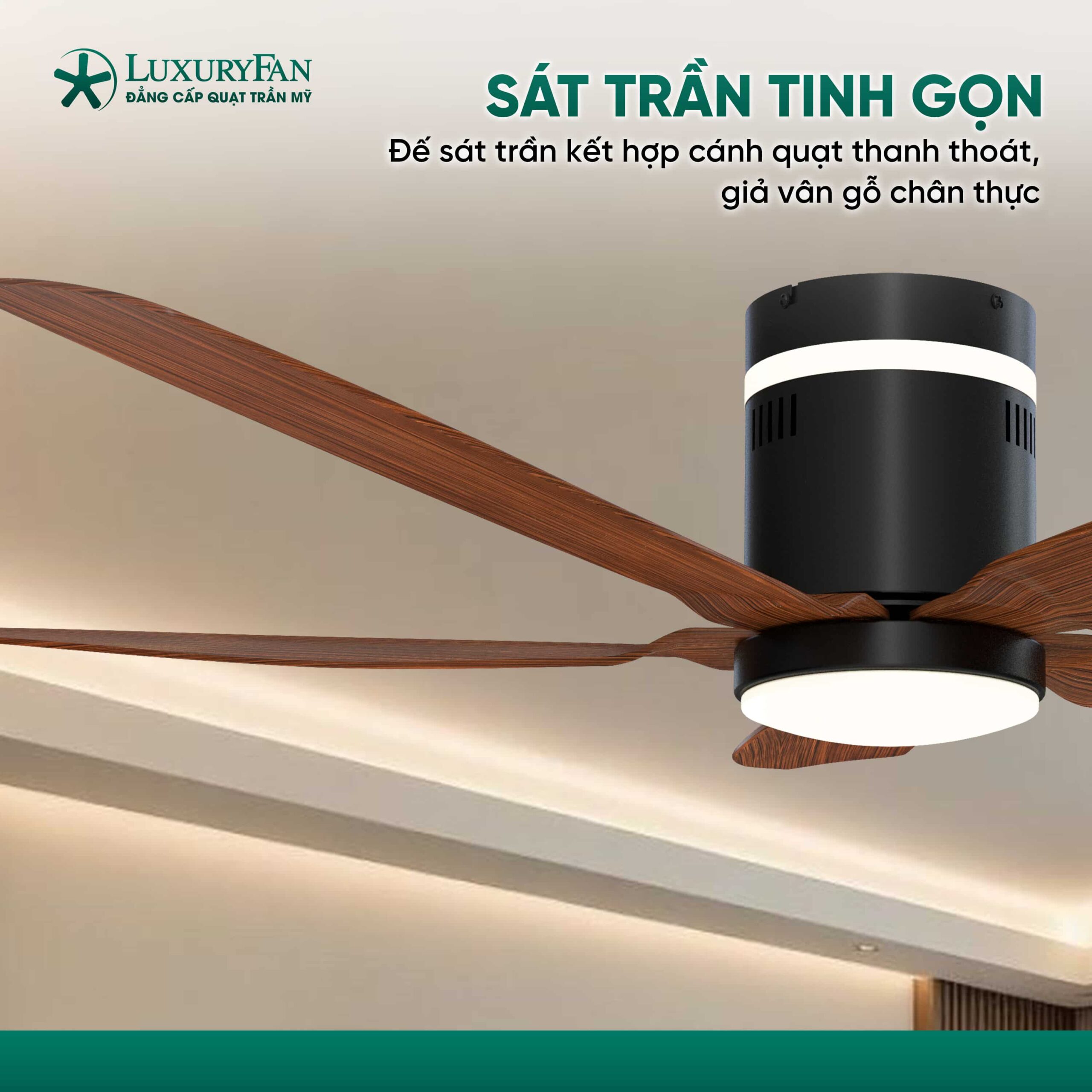 Thiết kế sát trần tinh gọn
