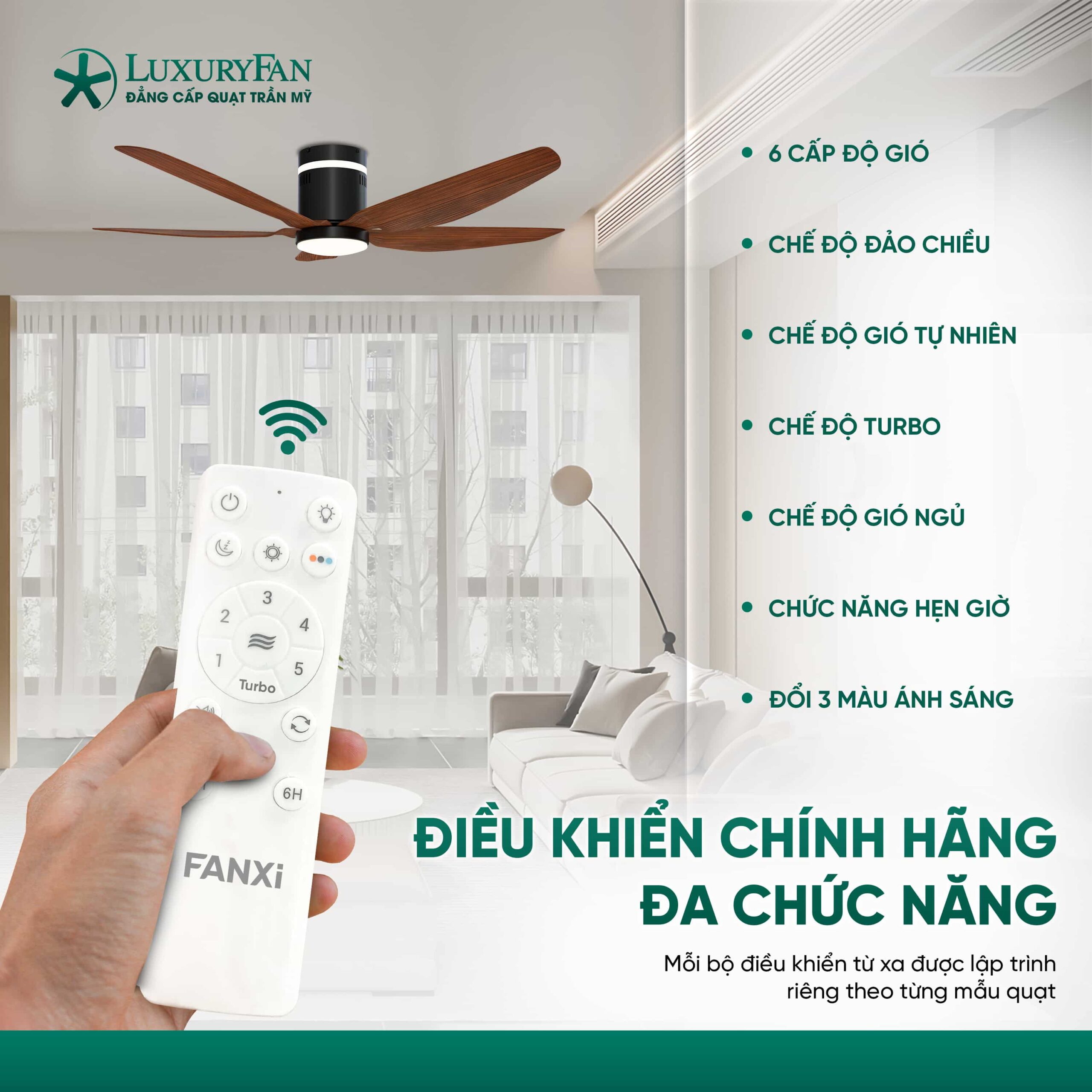 Điều khiển chính hãng đa chức năng