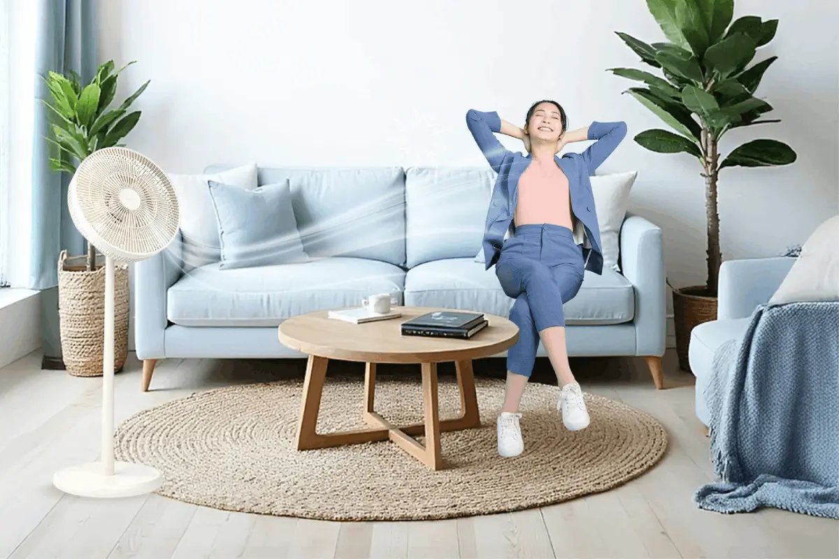 Quạt đối lưu hỗ trợ lưu thông khí ấm trong phòng vào mùa đông