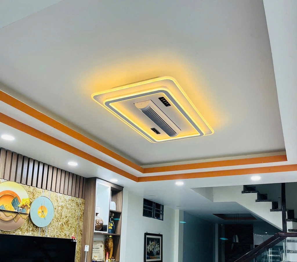 Quạt trần không cánh tích hợp đèn LED chiếu sáng