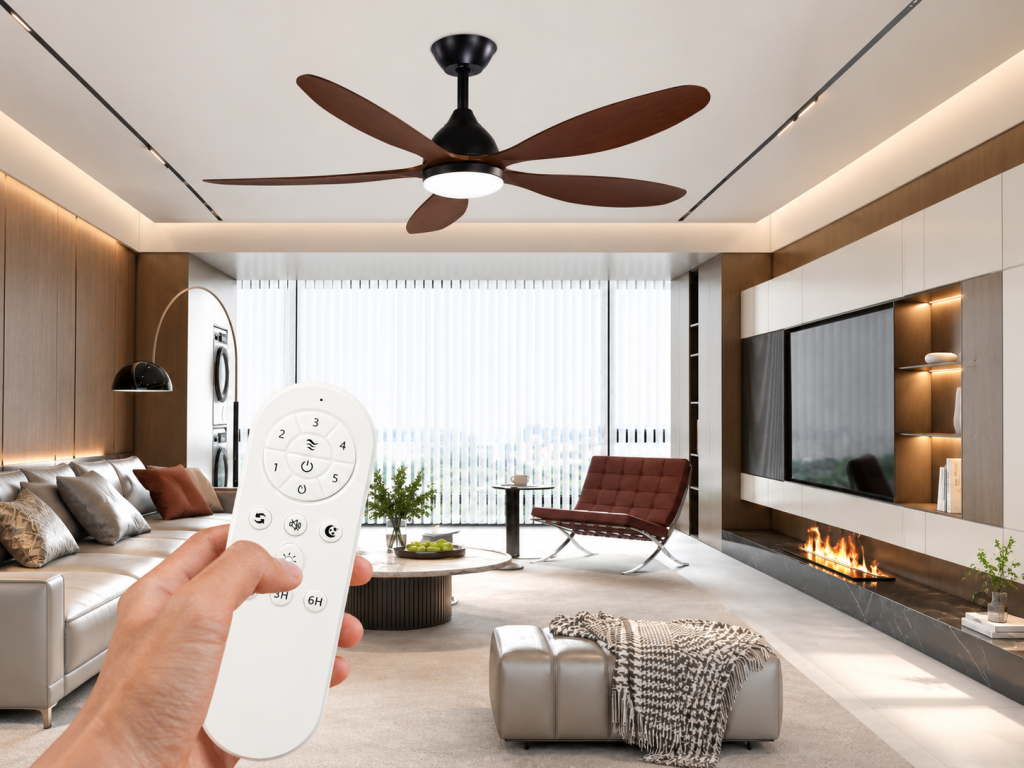 Hướng dẫn chọn quạt trần thông minh theo diện tích phòng, động cơ, tính năng và chiều cao trần